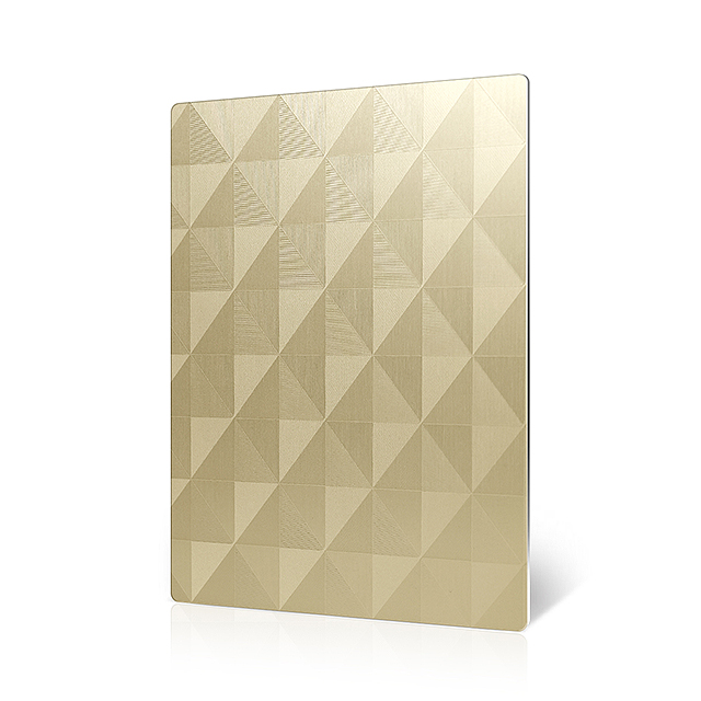 Electrolytic Coloring 3D Texture Anodized Aluminum Plate