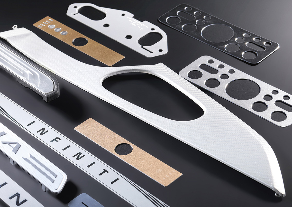 Application of anodized aluminum plate in automotive interior trim Application of anodized aluminum plate in automotive interior trim