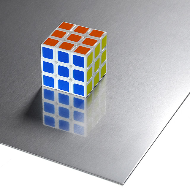 Mirror Brushed Anodized Aluminum Plate