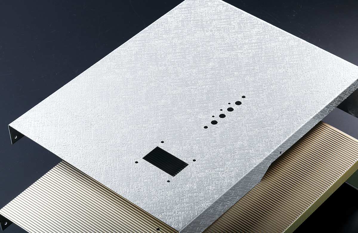 Application Of Embossed Anodized Aluminum Plate In The Enclosure of Electrical Appliances And Equipment