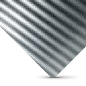 Electrolytically Colored Embossed Anodized Aluminum Plate