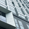 Silver Anodized Aluminum Curtain Wall 