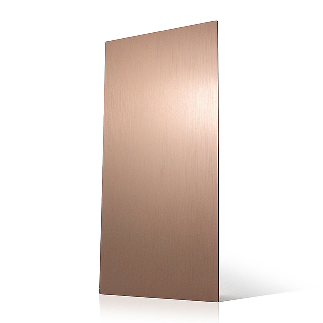 Electrolytic Colored Brushed Anodized Aluminum Plate