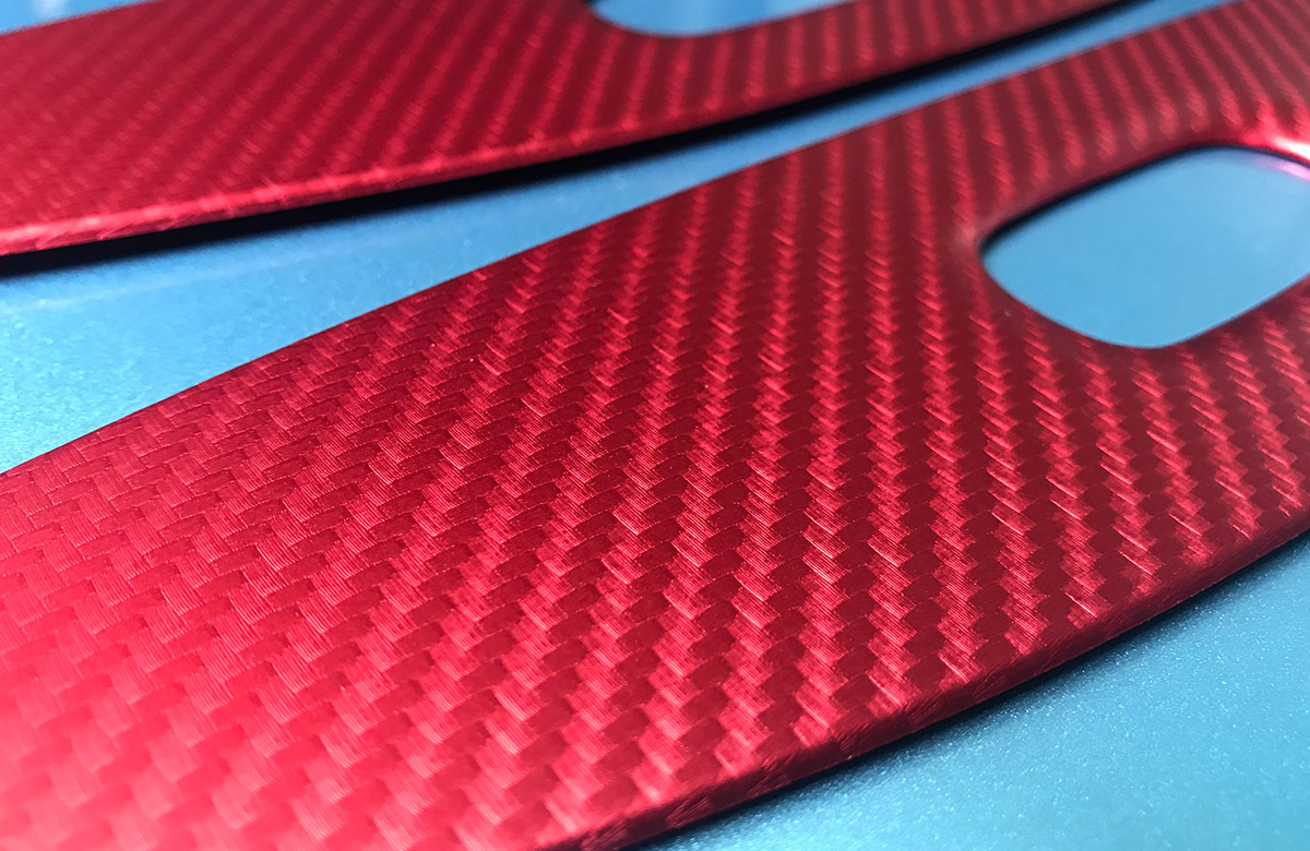 Application Of Carbon Fiber Anodized Aluminum Plate In Automotive Interior