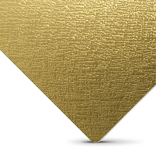 Embossed Anodized Aluminum Plate