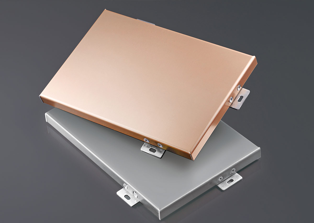 Application of electrolytic colored aluminum plate in curtain wall panel