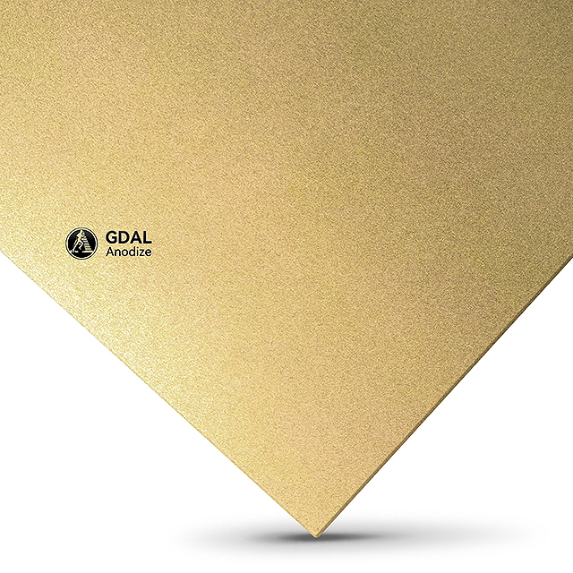 Sandblasted anodized aluminum coil, electrolytic coloring for facade applications