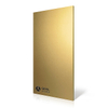Sandblasted anodized aluminum coil, electrolytic coloring for facade applications