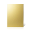 Gold-anodized Aluminum Coil, for Exterior Facade Applications.