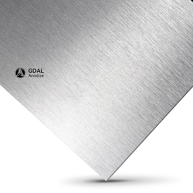 Brushed Gray Anodized Aluminum Sheet
