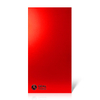 Red Anodized Aluminum Panel Fa&ccedil;ade