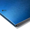 Blue Brushed Anodized Aluminum Sheet