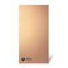 Sandblasted anodized aluminum coil, electrolytic coloring for facade applications